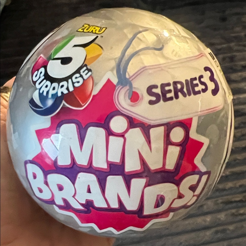 5 Surprise Series 3 Mini Brands Collectible Ball - Pink & White